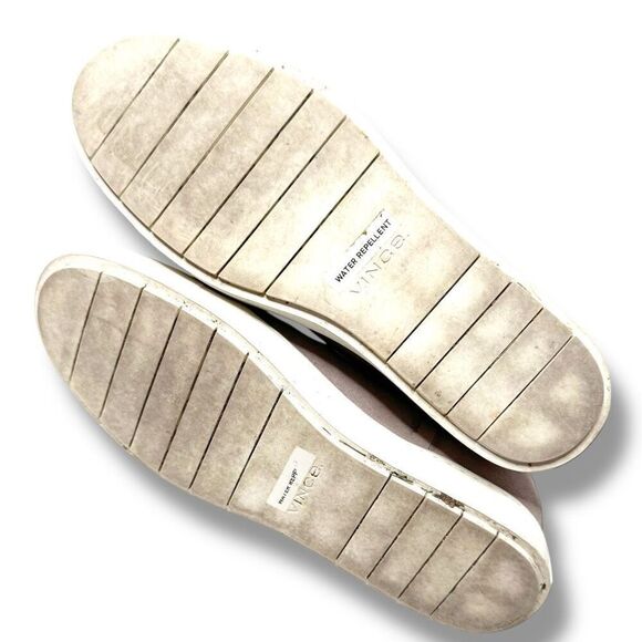 Vince Women's Norman-b Woodsmoke Grey Suede Ankle Boot Rubber Sole Size 8M / 38 - Picture 6 of 7